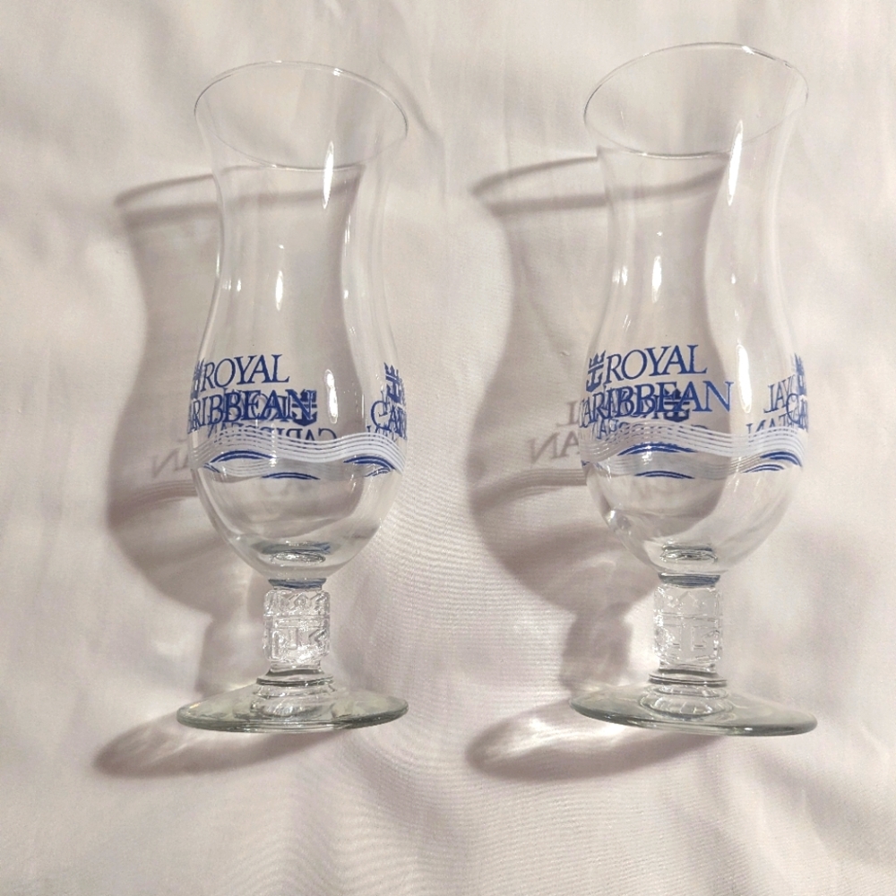 2 Royal Caribbean Glasses
